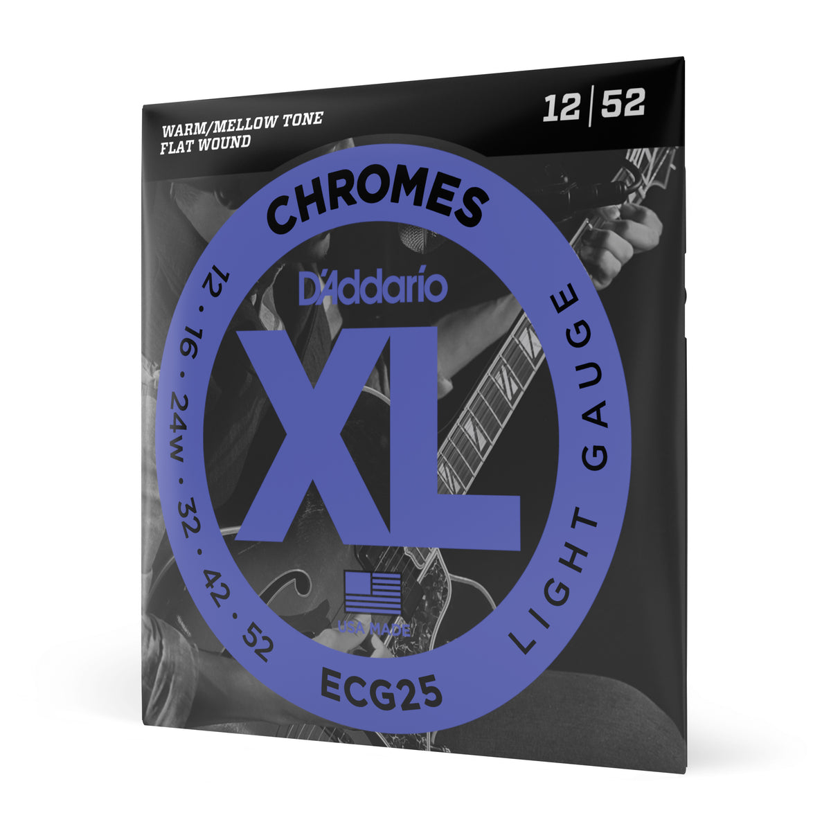D&#39;Addario ECG25 12-52 Light, XL Chromes