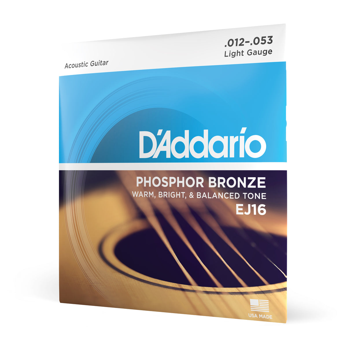 D'Addario EJ16 12-53 Light Phosphor Bronze