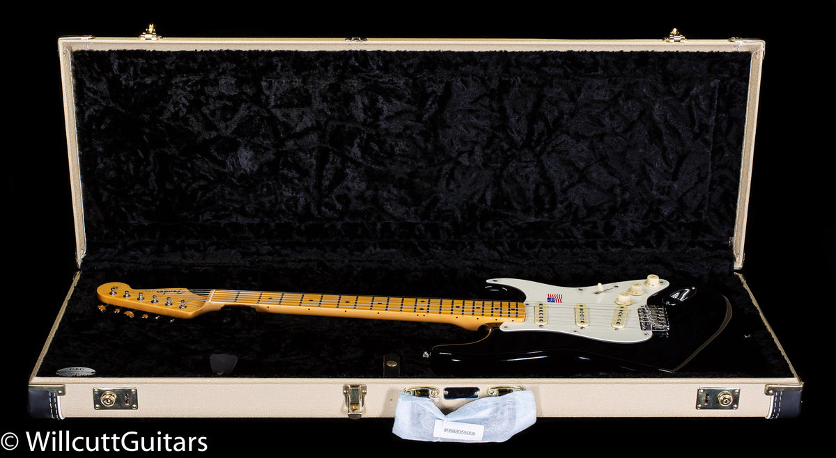 Fender Eric Johnson Stratocaster, Maple Fingerboard, Black (034)