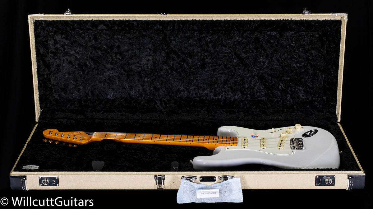 Fender Eric Johnson Stratocaster, Maple Fingerboard, White Blonde (320)