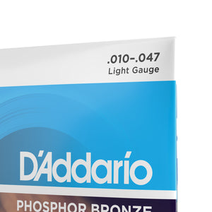 D'Addario EJ38, 12-String, Phosphor Bronze, Light 10-47