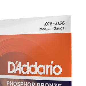 D'Addario EJ42 16-56 Resophonic, Phosphor Bronze
