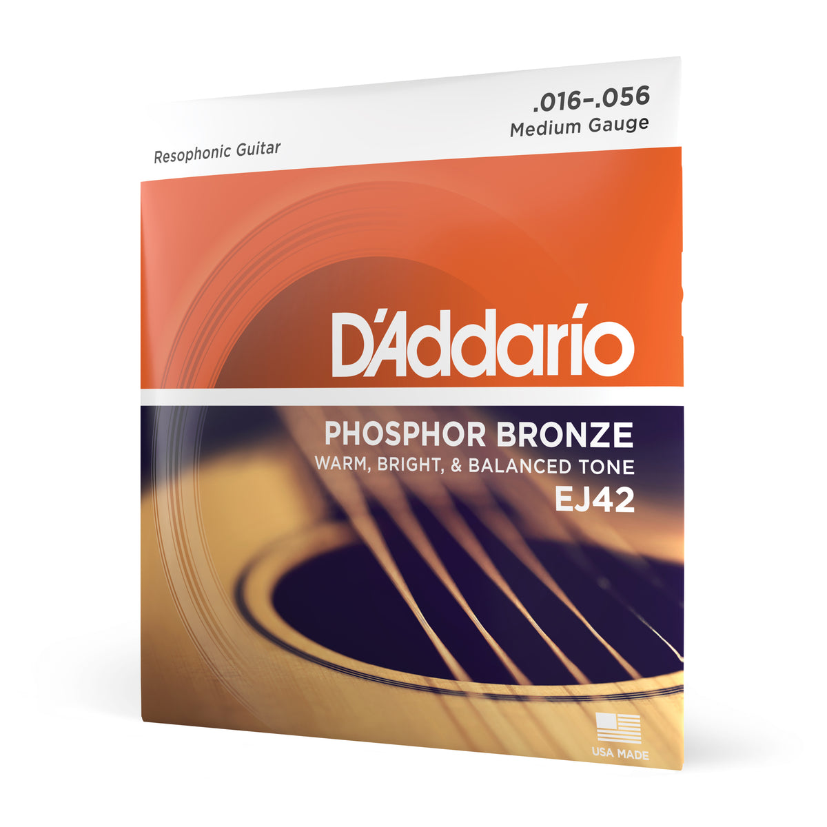 D'Addario EJ42 16-56 Resophonic, Phosphor Bronze