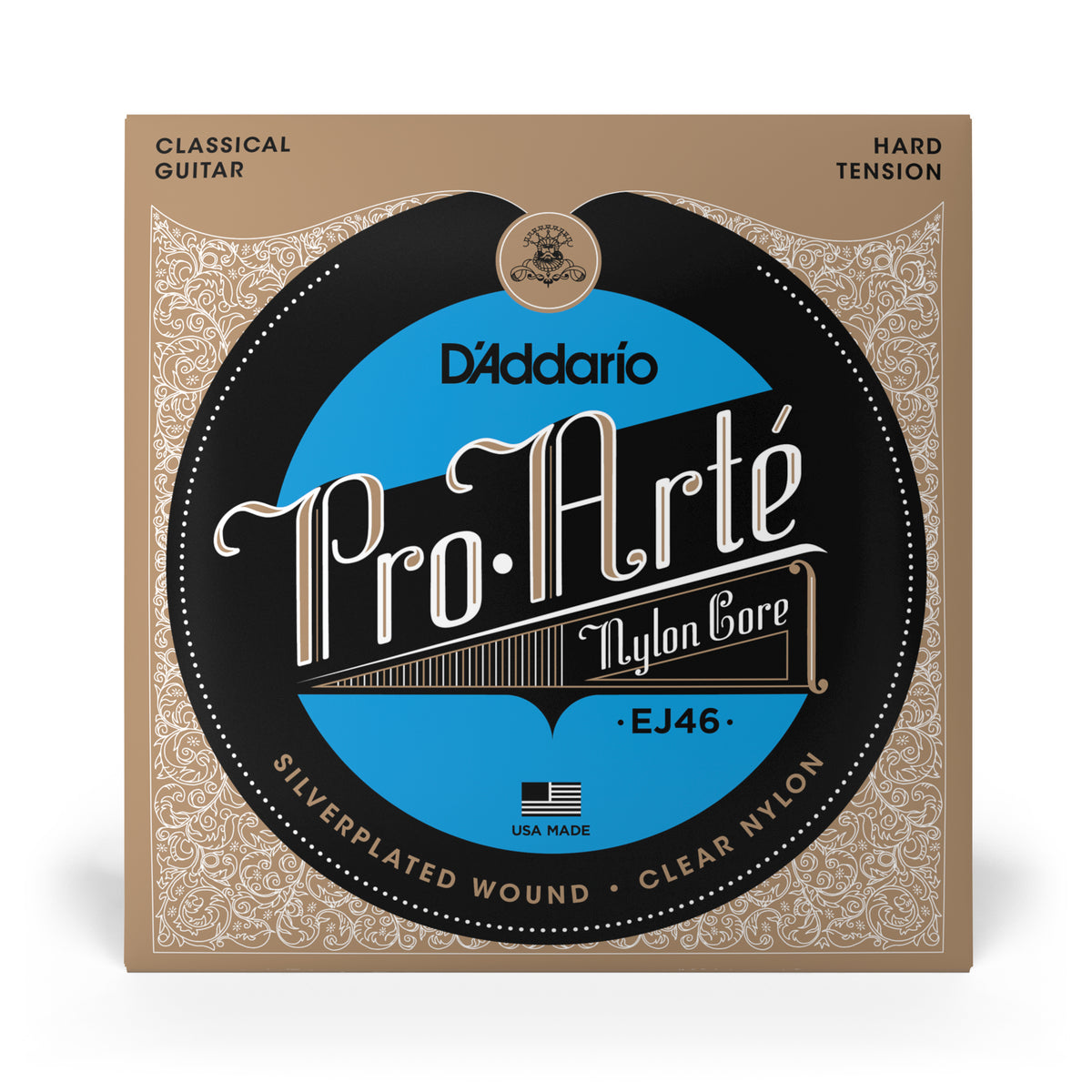 D&#39;Addario EJ46 Hard Tension, Pro-Arte Nylon, Classical