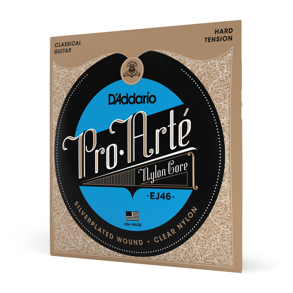 D&#39;Addario EJ46 Hard Tension, Pro-Arte Nylon, Classical