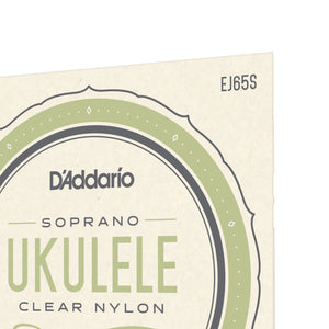 D'Addario EJ65S Soprano, Pro-Arte Custom Extruded Nylon, Ukulele