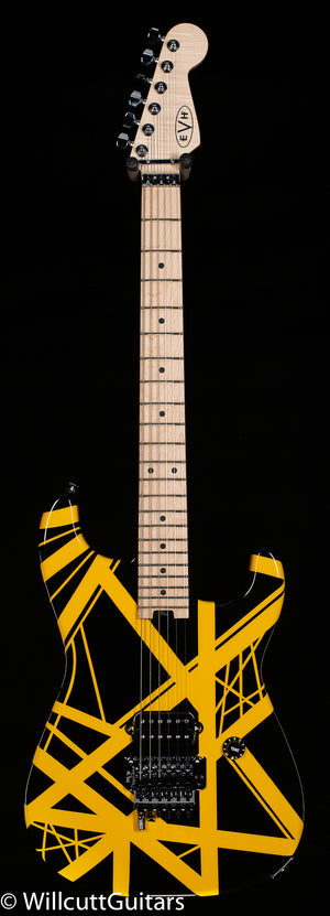 EVH Striped Series Black Yellow Stripes