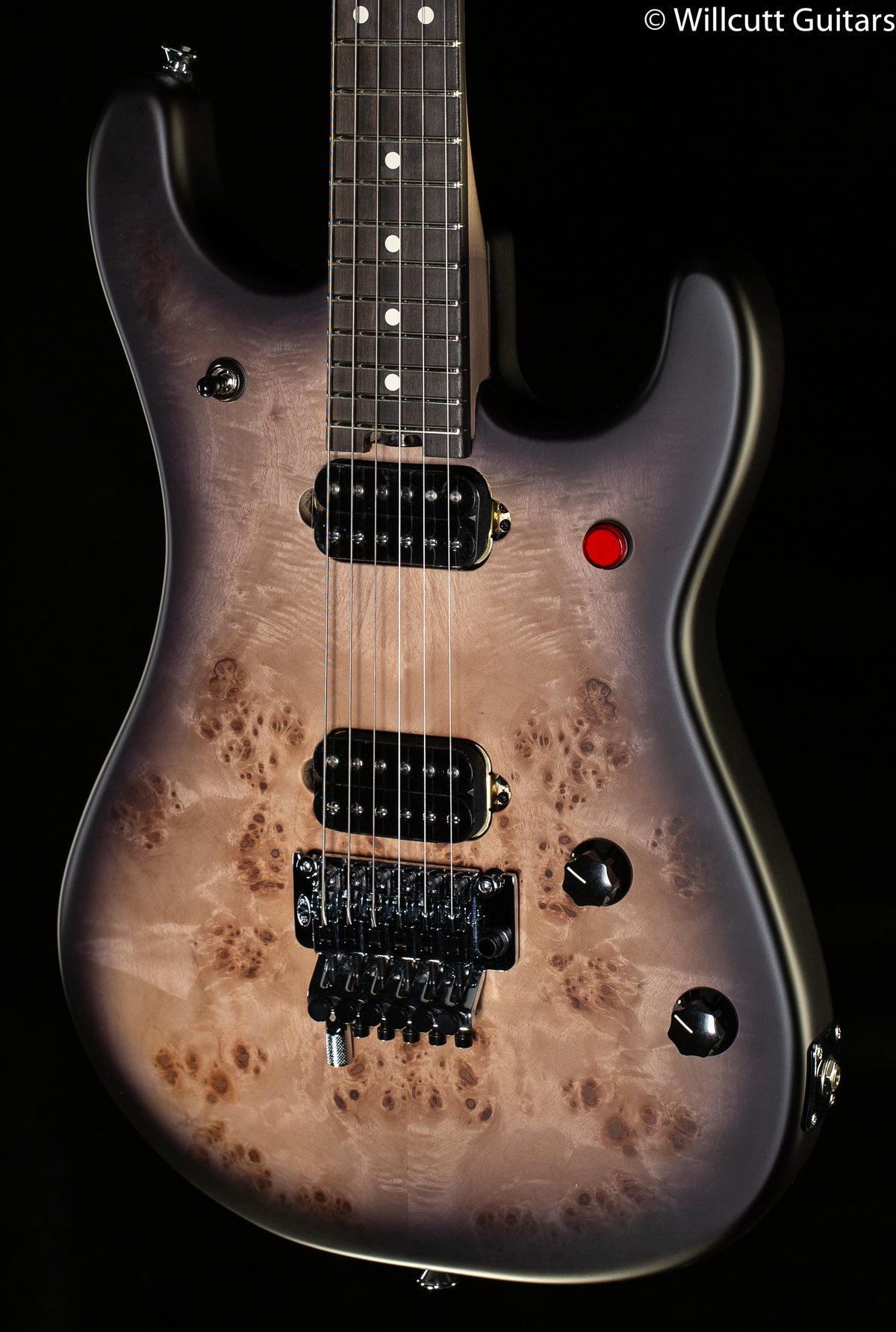 EVH 5150 Series Deluxe Poplar Burl Black Burst Ebony Fingerboard (530)