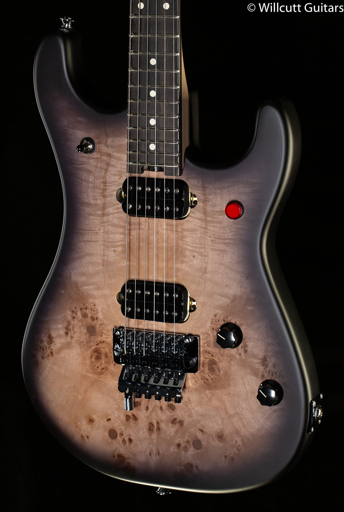 EVH 5150 Series Deluxe Poplar Burl Black Burst Ebony Fingerboard (560)