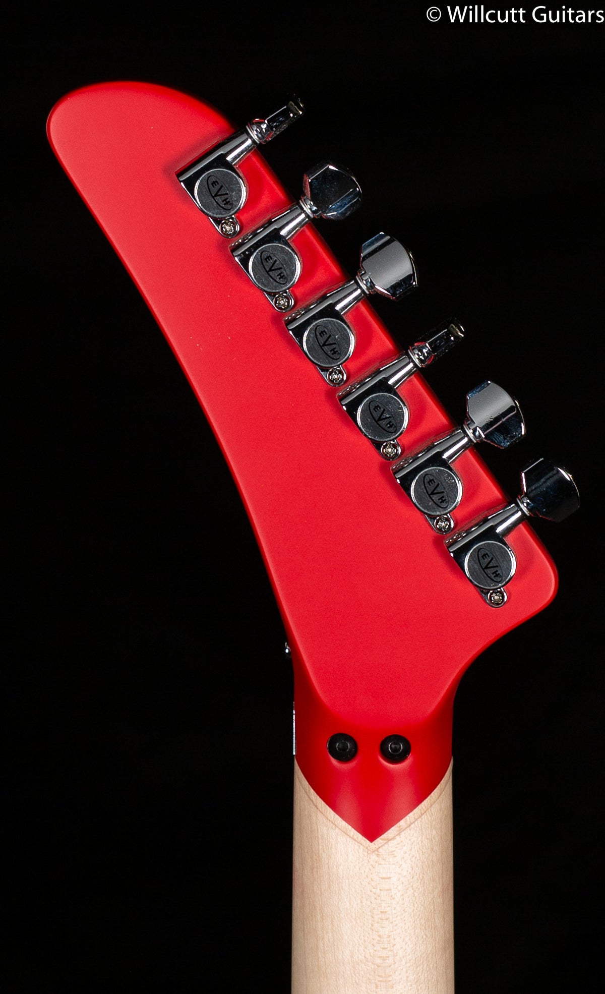 EVH Striped Series 5150 Maple Fingerboard Red with Black and White Stripes (377)