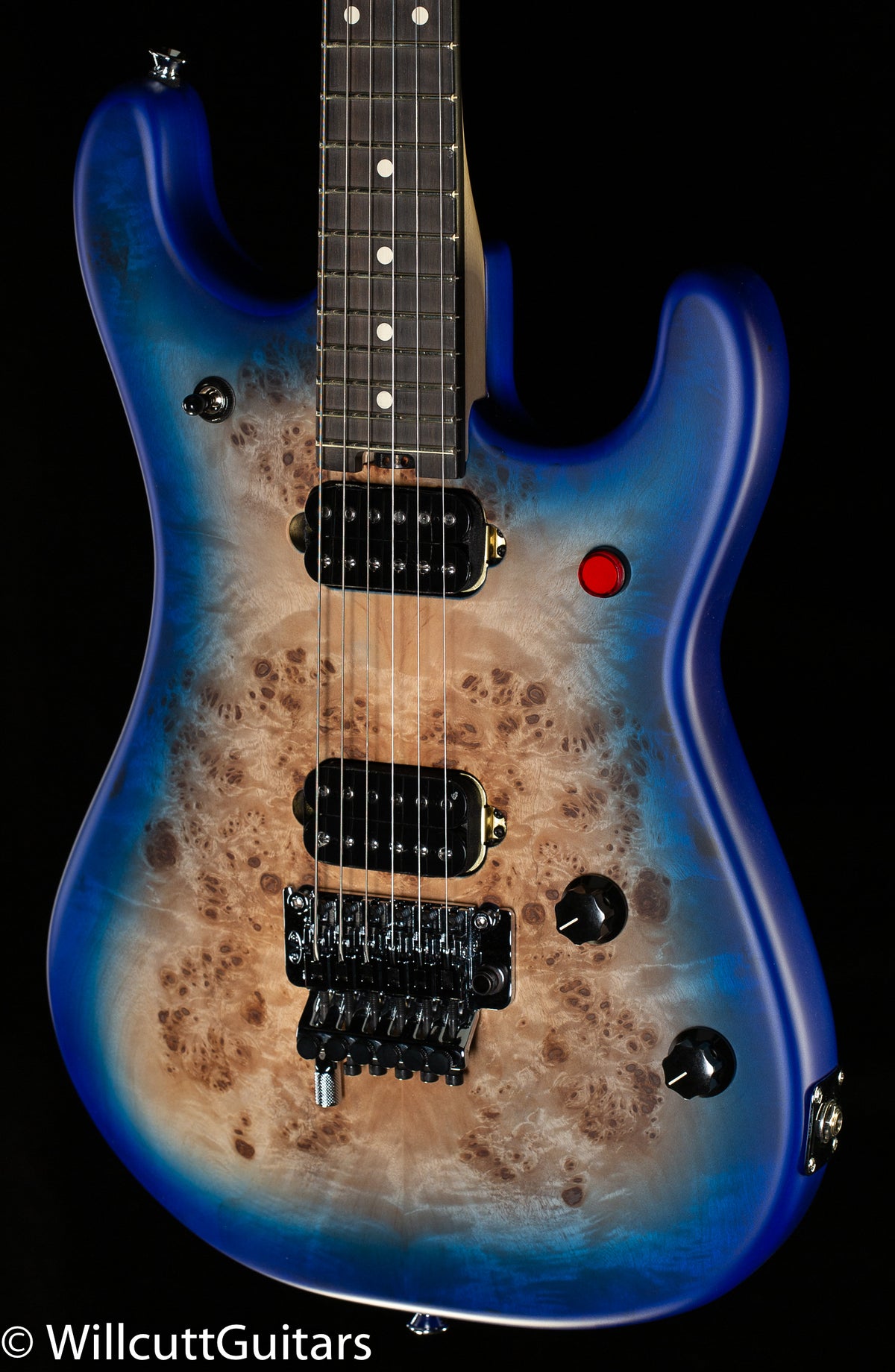 EVH 5150 Series Deluxe Poplar Burl Ebony Fingerboard Aqua Burst (357)