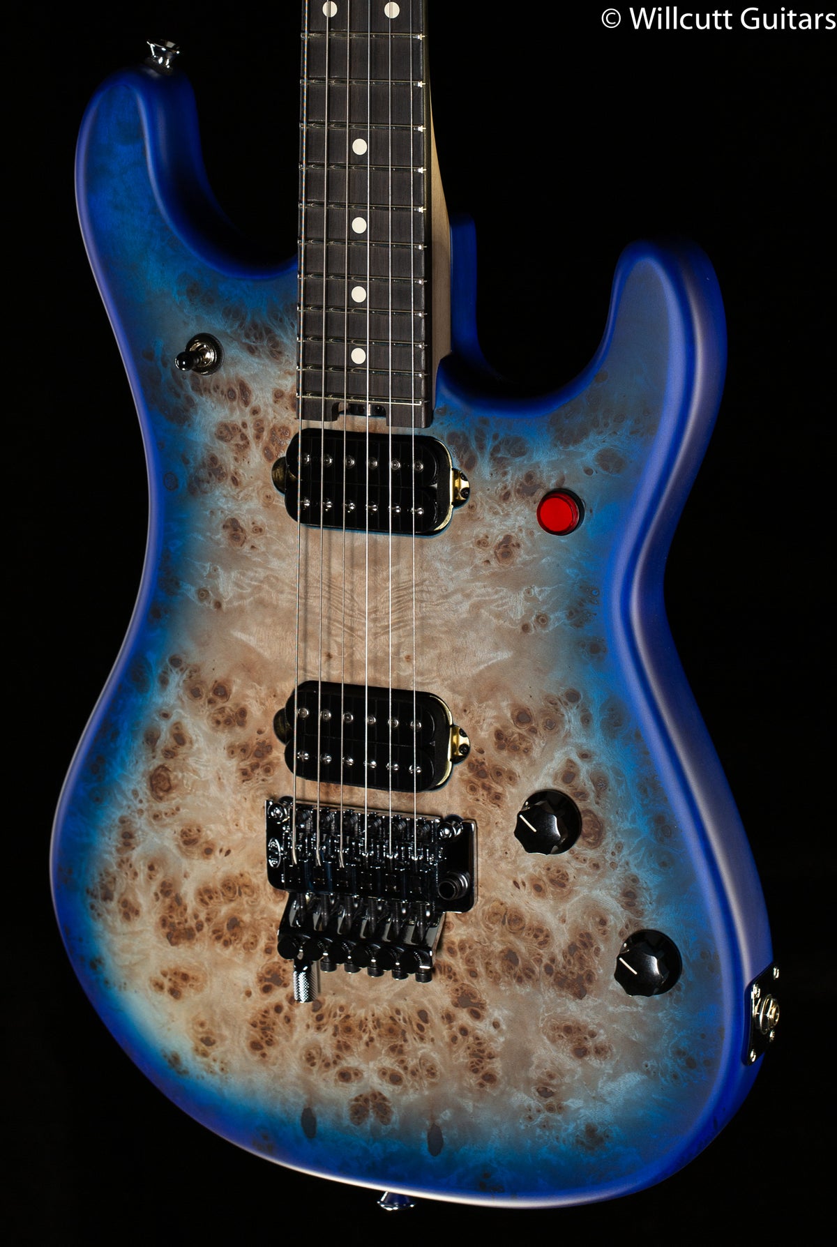 EVH 5150 Series Deluxe Poplar Burl Ebony Fingerboard Aqua Burst (866)