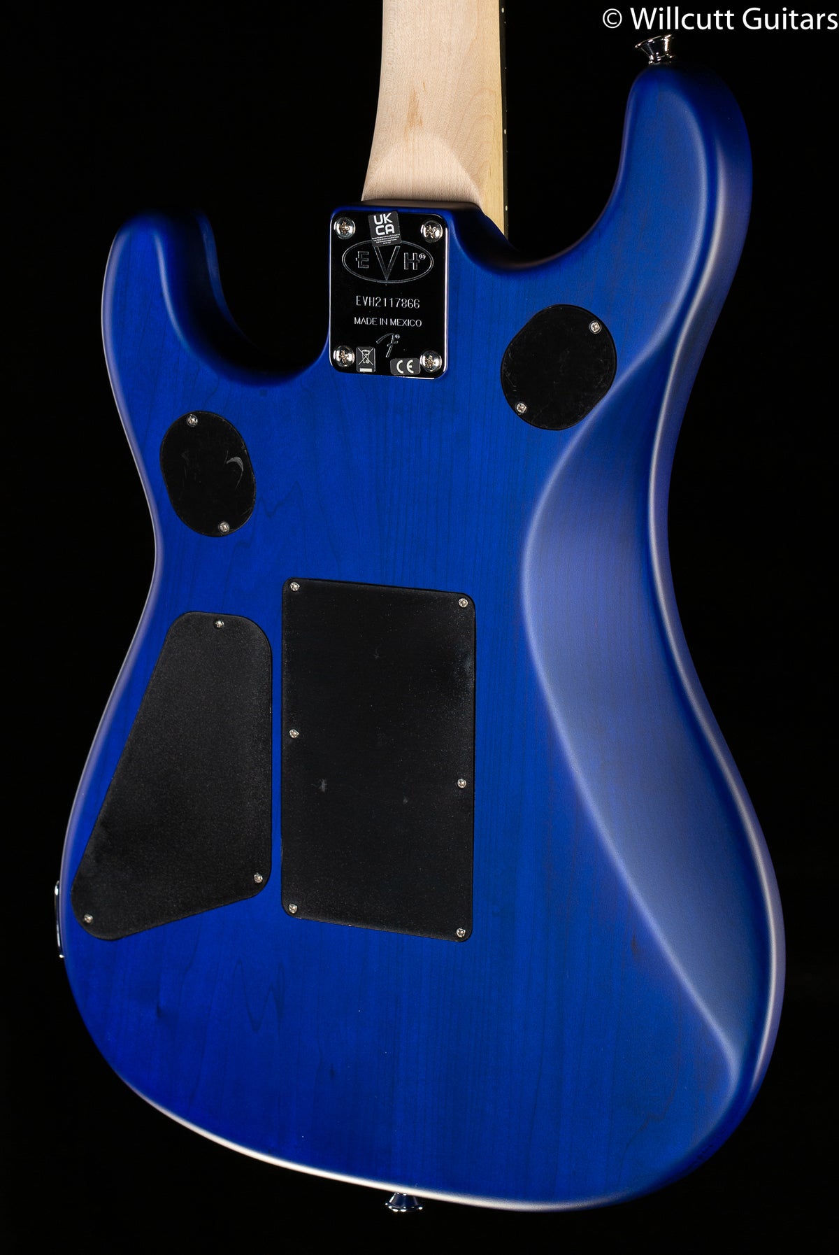 EVH 5150 Series Deluxe Poplar Burl Ebony Fingerboard Aqua Burst (866)