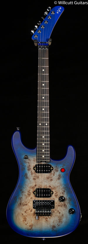 EVH 5150 Series Deluxe Poplar Burl  Ebony Fingerboard Aqua Burst (887)