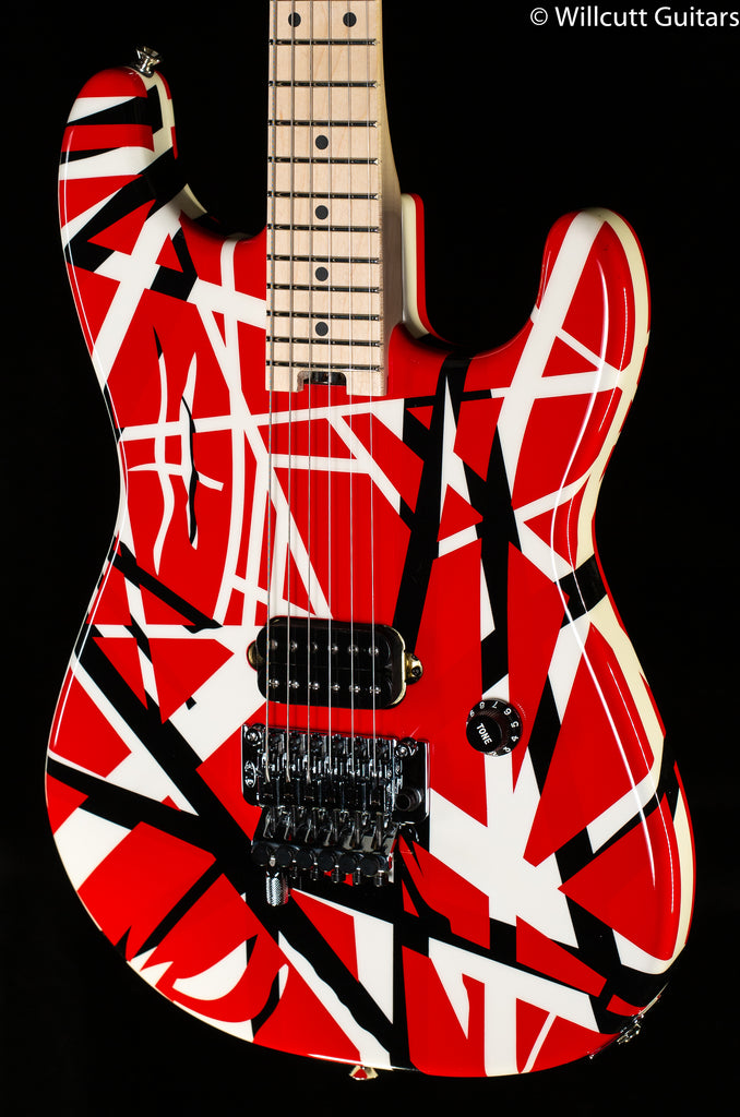 美品！EVH Striped Red with Black Stripes EVH Striped Series Red with Black Stripes (151) - Willcutt