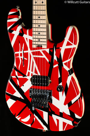 EVH Striped Series Red with Black Stripes (030)