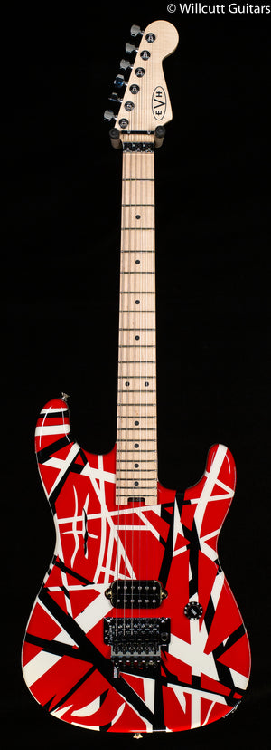 EVH Striped Series Red with Black Stripes (151)