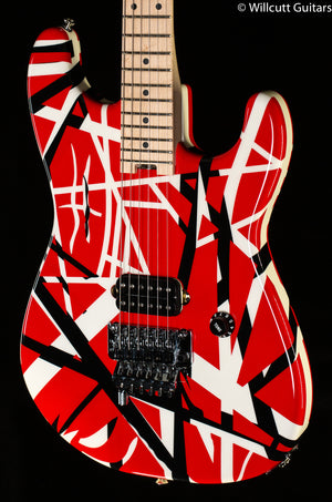 EVH Striped Series Red with Black Stripes (151)