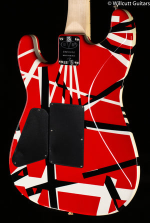 EVH Striped Series Red with Black Stripes (151)