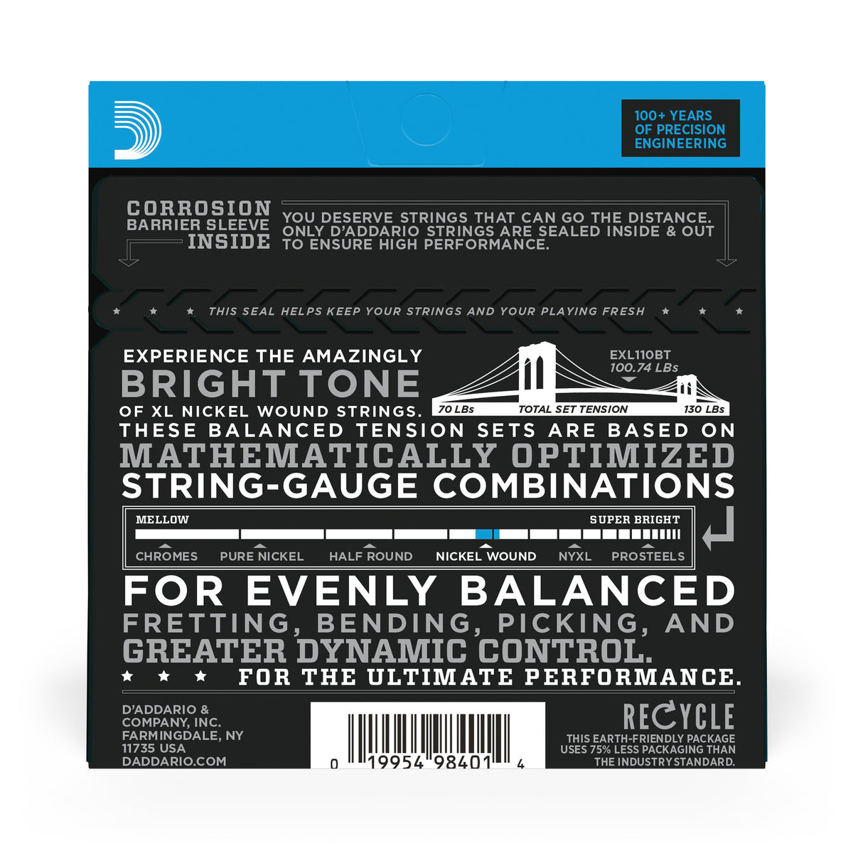 D&#39;Addario EXL110BT Regular Lite 10-46 Balanced Tension