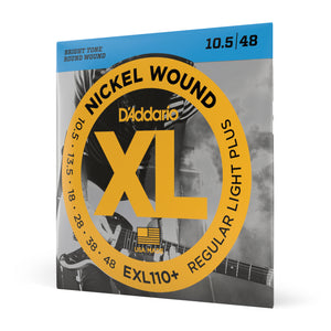 D'Addario EXL110+, XL Nickel, Regular Light Plus 10.5-48