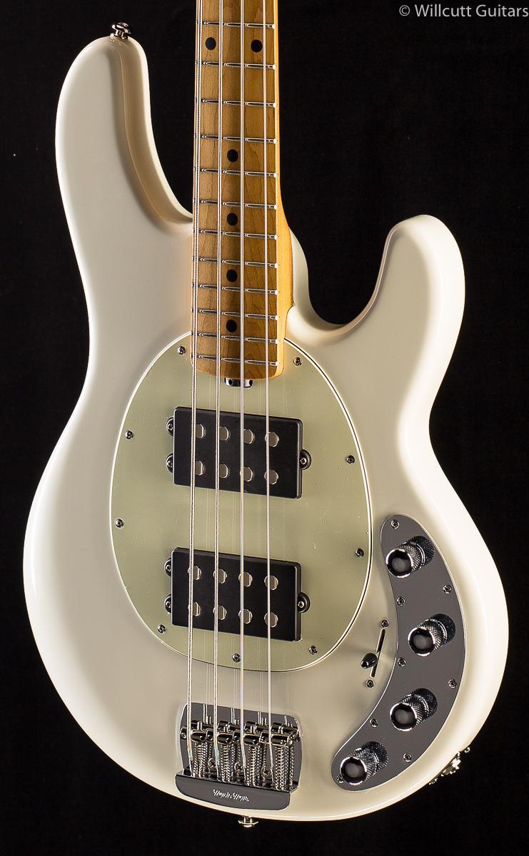 Ernie Ball Music Man StingRay 4 Ivory White HH - Willcutt Guitars