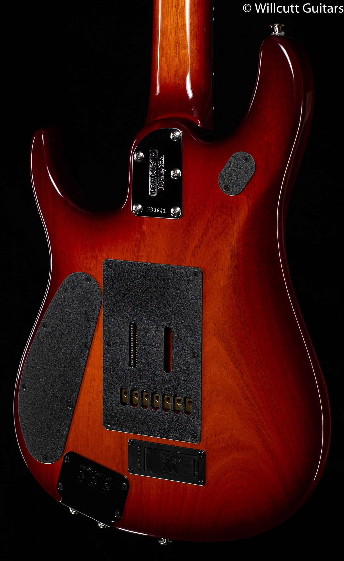 Ernie Ball Music Man 7-String John Petrucci Figured Top Island Burst Koa