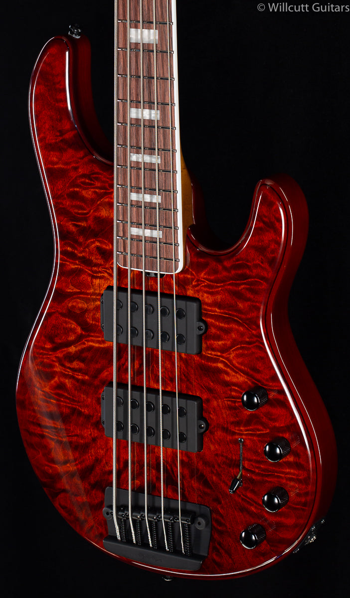 Ernie Ball Music Man BFR Stingray 5 HH Giants Orange Quilt (114)