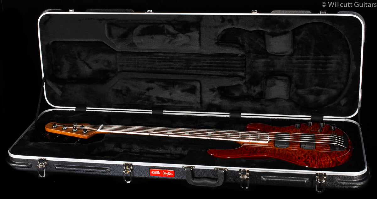 Ernie Ball Music Man BFR Stingray 5 HH Giants Orange Quilt (114)