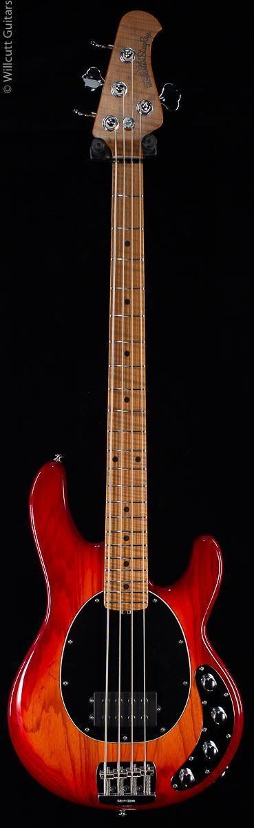 Ernie Ball Music Man Willcutt Limited StingRay Special 4 H Lava Burst Roasted Maple