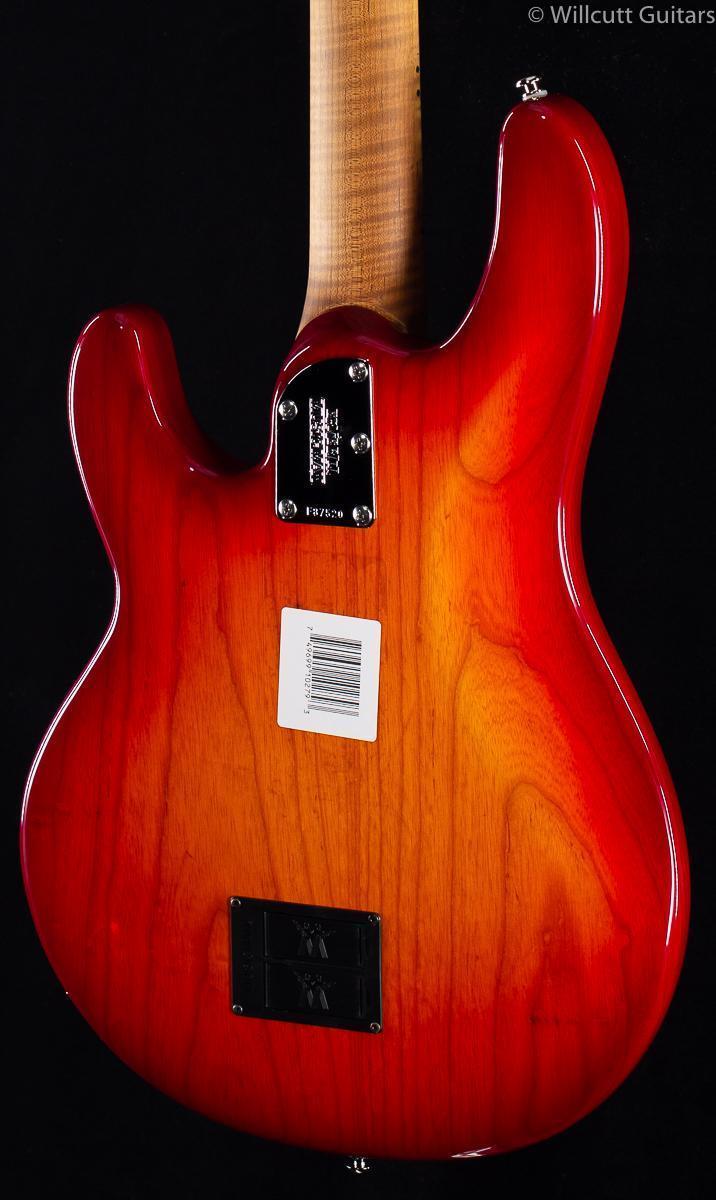 Ernie Ball Music Man Willcutt Limited StingRay Special 4 H Lava Burst Roasted Maple