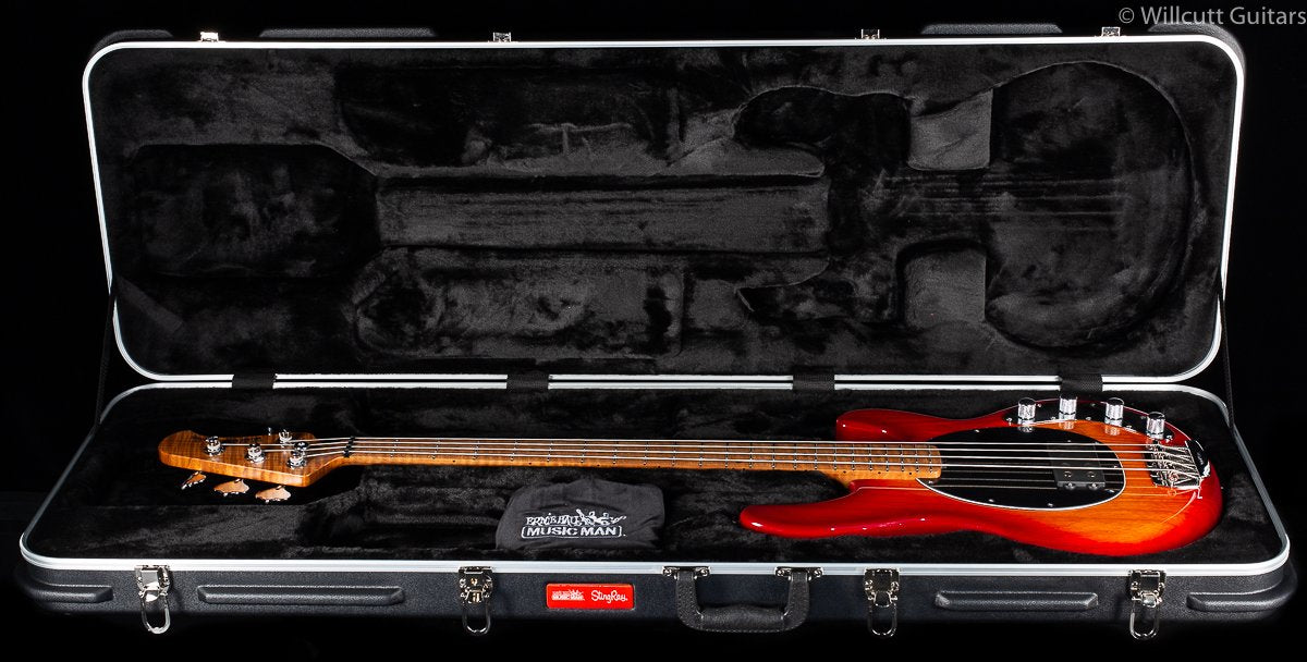 Ernie Ball Music Man Willcutt Limited StingRay Special 4 H Lava Burst Roasted Maple