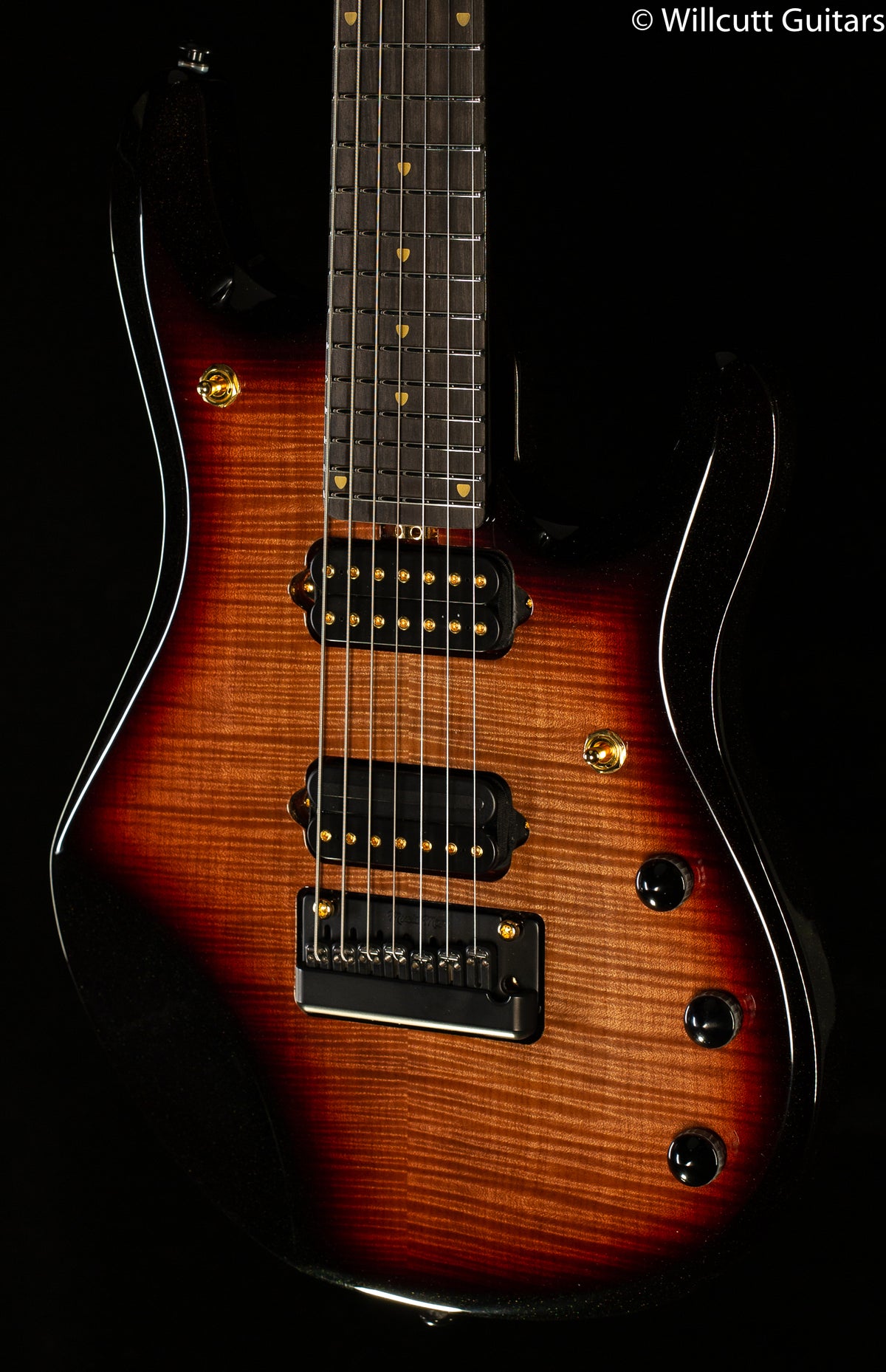 Ernie Ball Music Man Petrucci 7 20th Anniversary Honey Butter