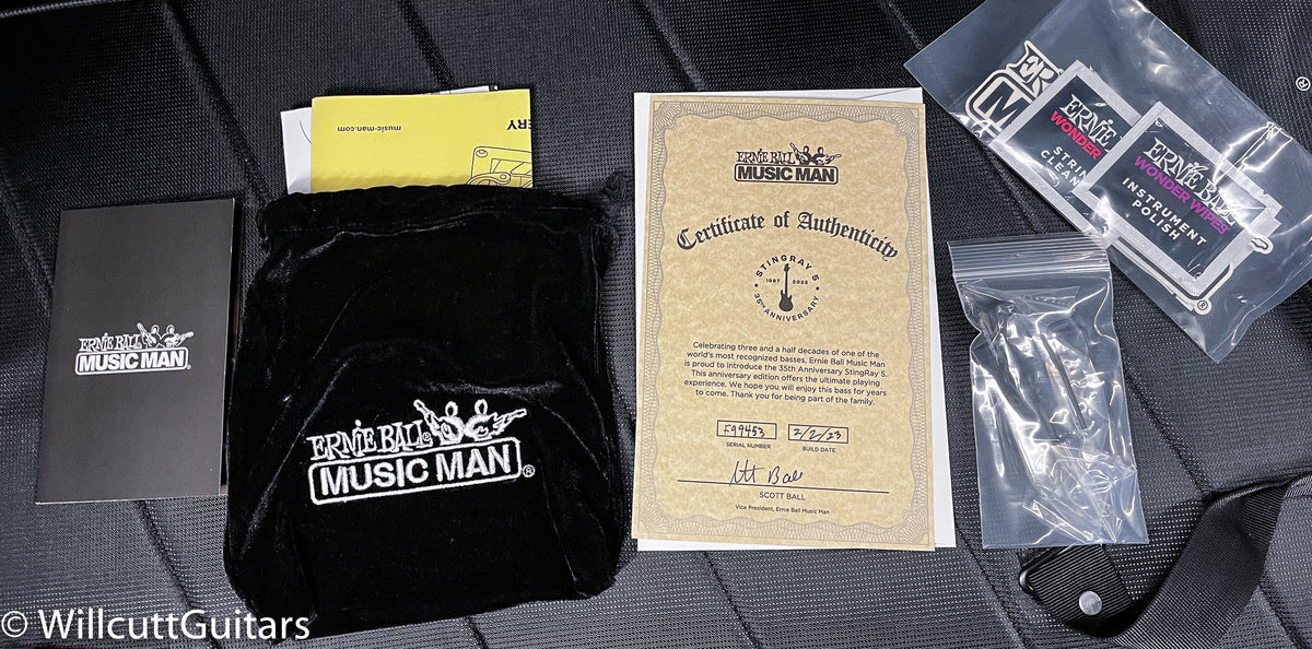 Ernie Ball Music Man StingRay 5 35th Anniversary Spalted Sunburst (453)