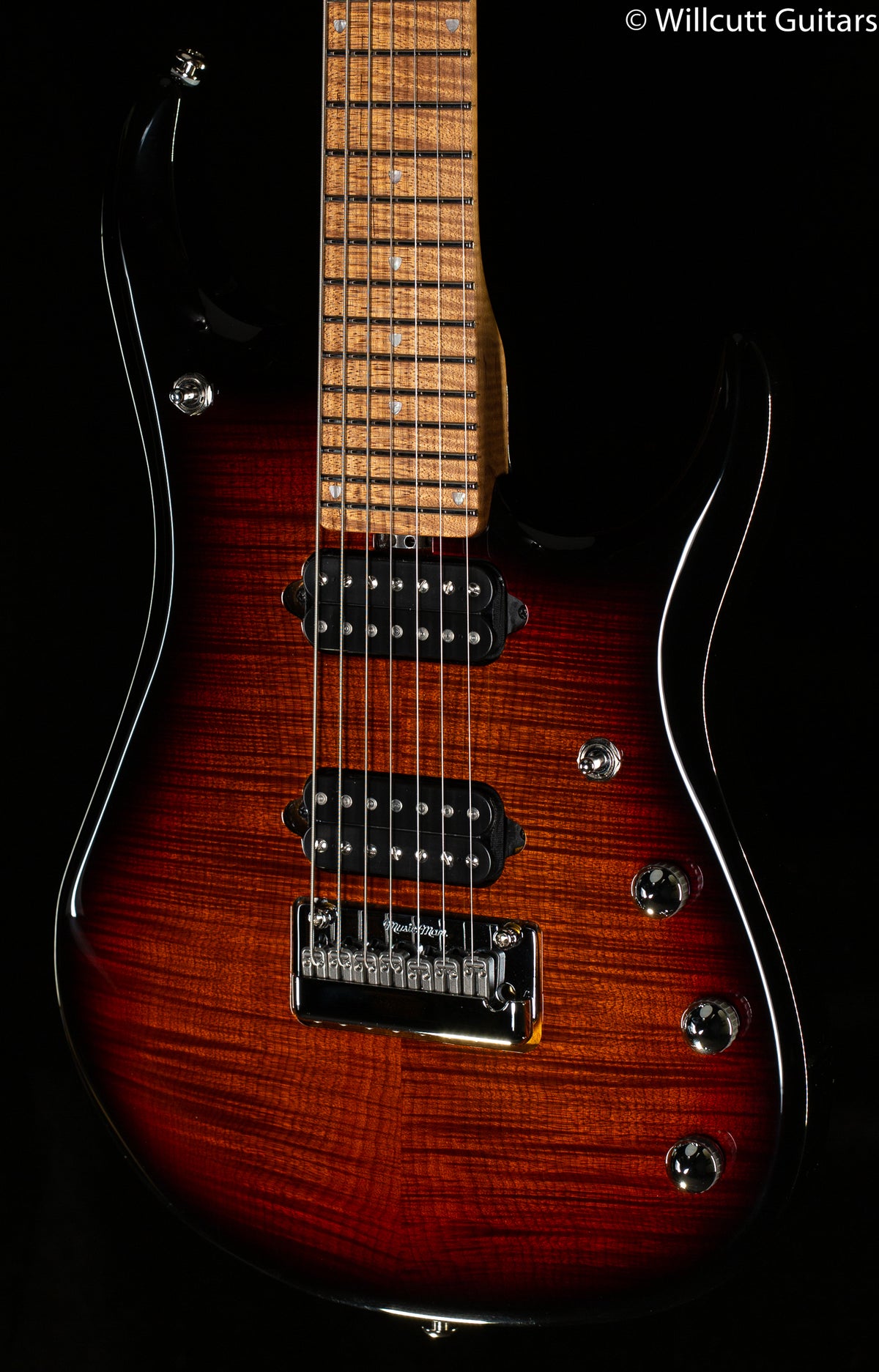 Ernie Ball JP15 7 String Tiger Eye Flame Top (864)