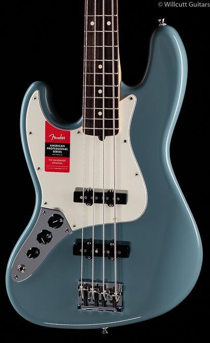 Fender American Professional Jazz Bass Sonic Grey Rosewood Lefty