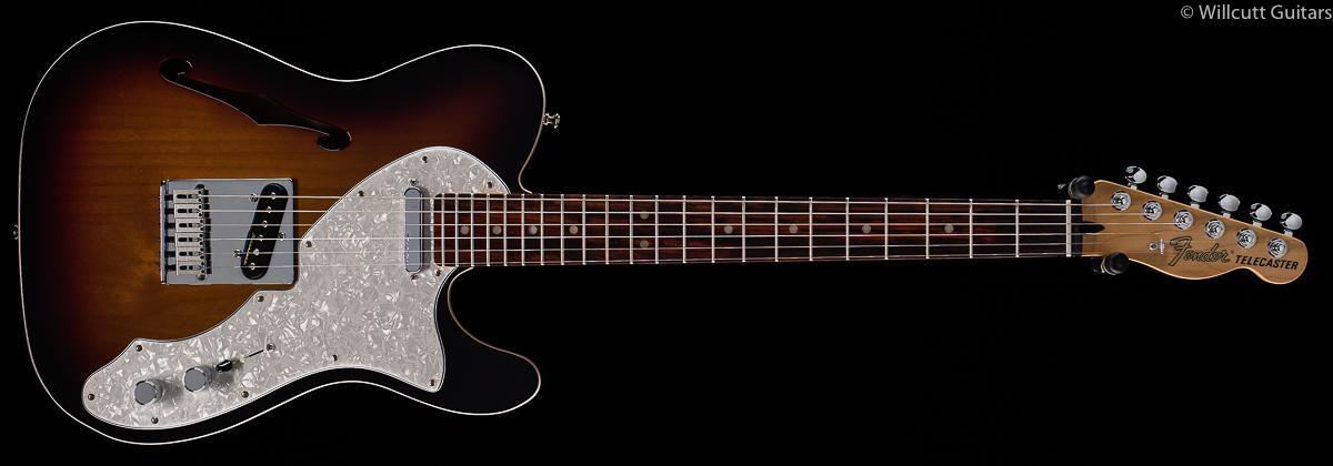 Fender Limited Deluxe Telecaster Thinline Maple, Gold