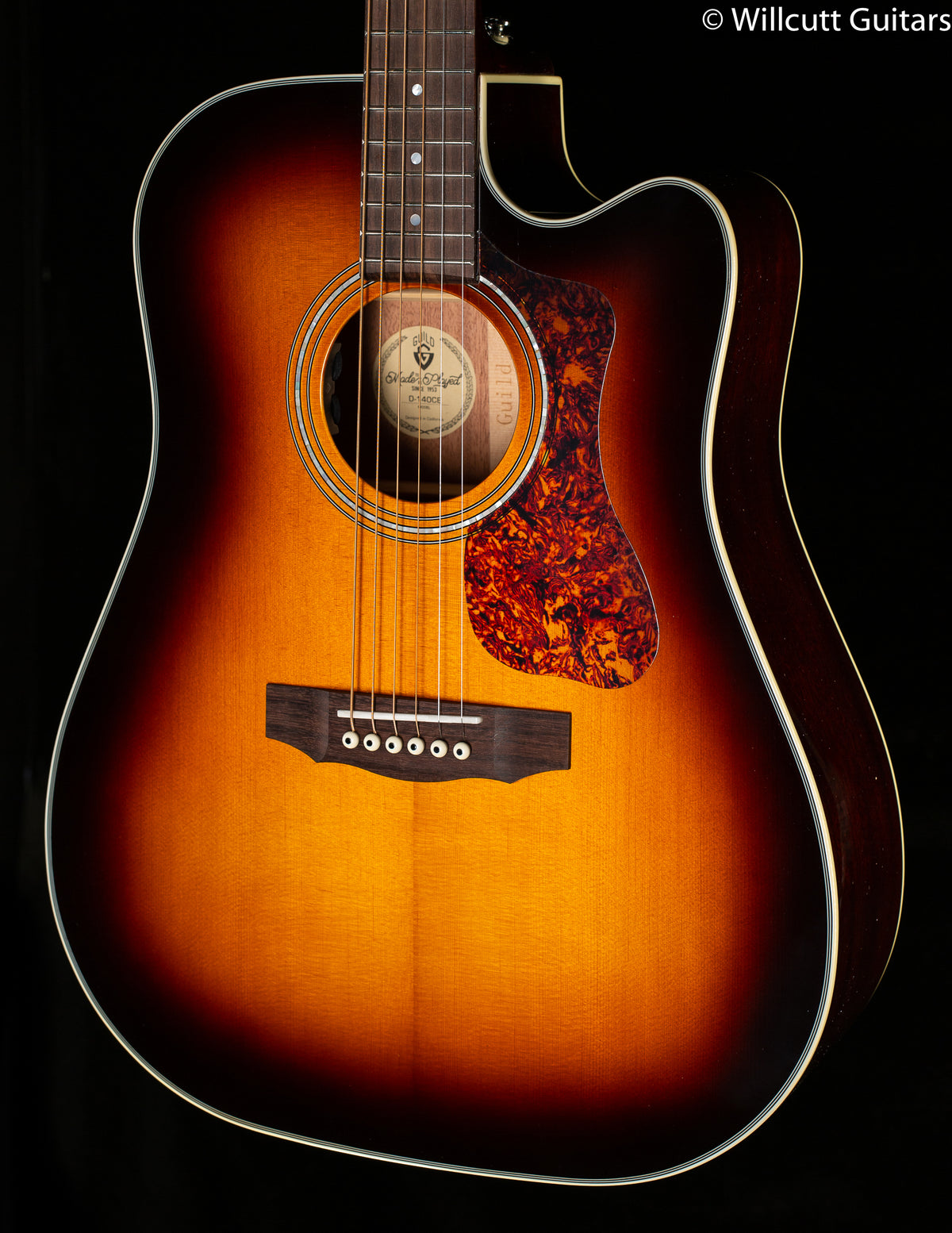 Guild D-140CE Antique Burst