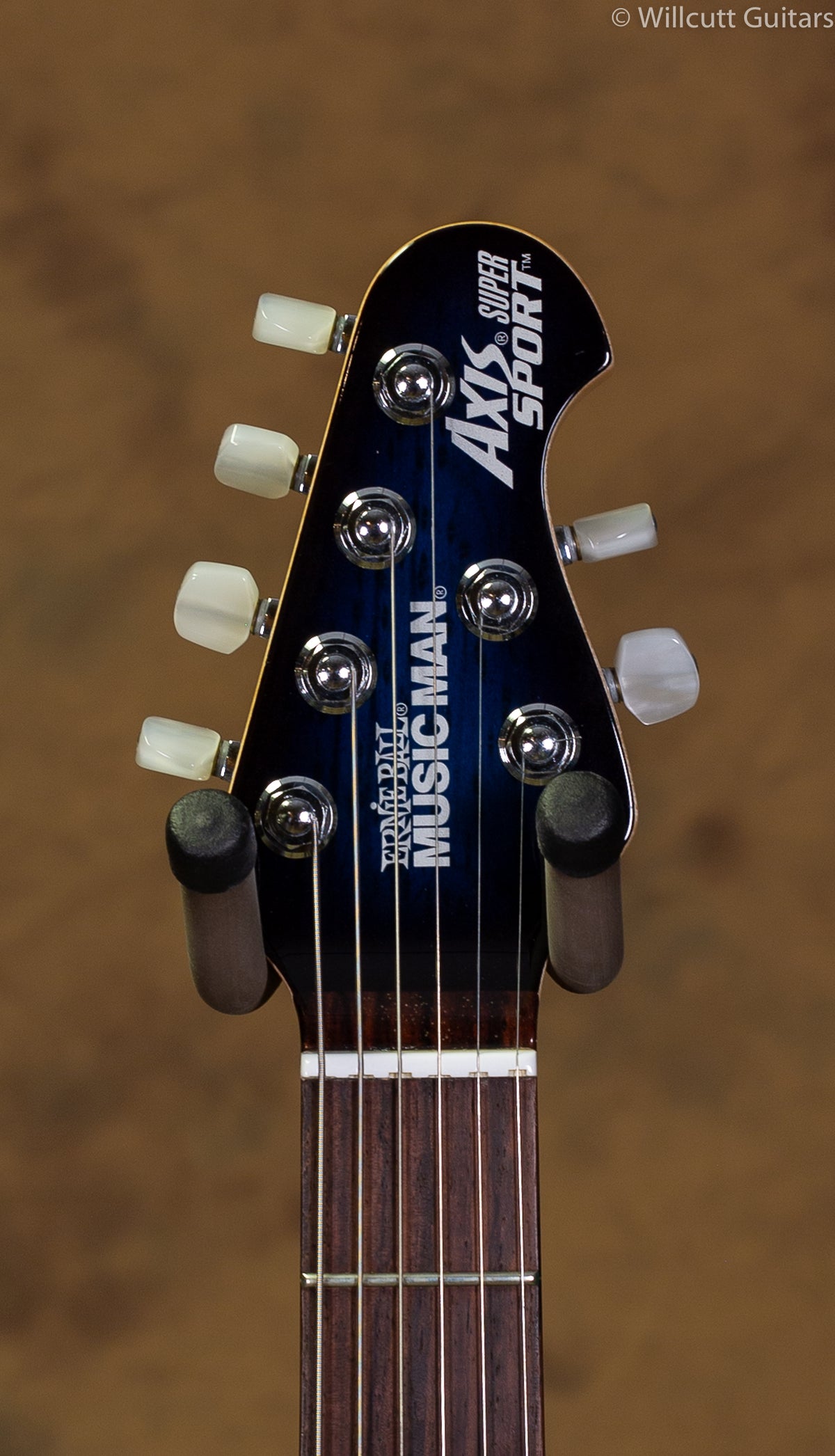 Ernie Ball Music Man Axis SS Pacific Blue Burst Hardtail USED