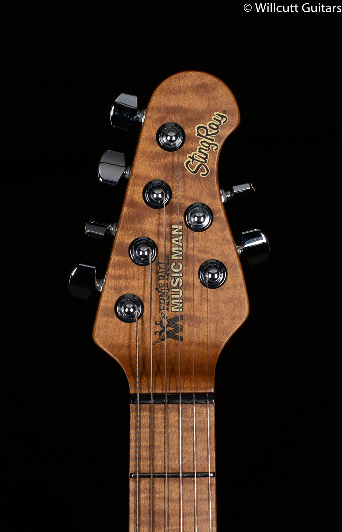 Ernie Ball Music Man Stingray Guitar HH Trem Firemist Silver