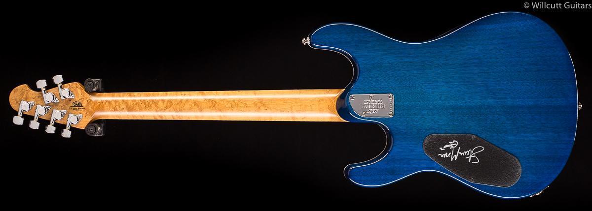 Ernie Ball Music Man Steve Morse HH Tahitian Blue Quilt - Willcutt