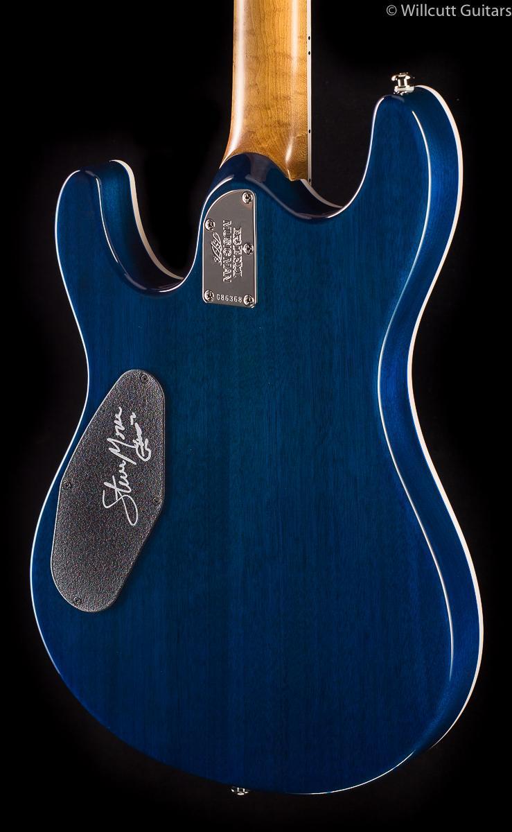 Ernie Ball Music Man Steve Morse HH Tahitian Blue Quilt - Willcutt