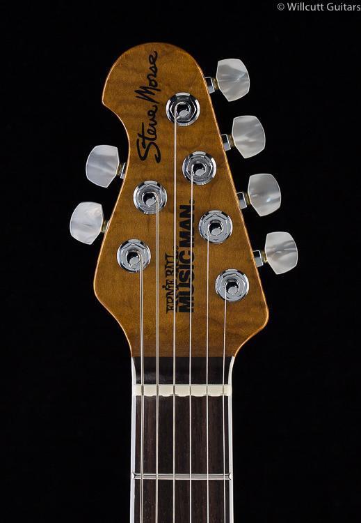 Ernie Ball Music Man BFR Steve Morse Caramel Burst Flame