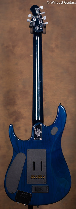Ernie Ball Music Man John Petrucci BFR Quilt Balboa Blue Piezo USED