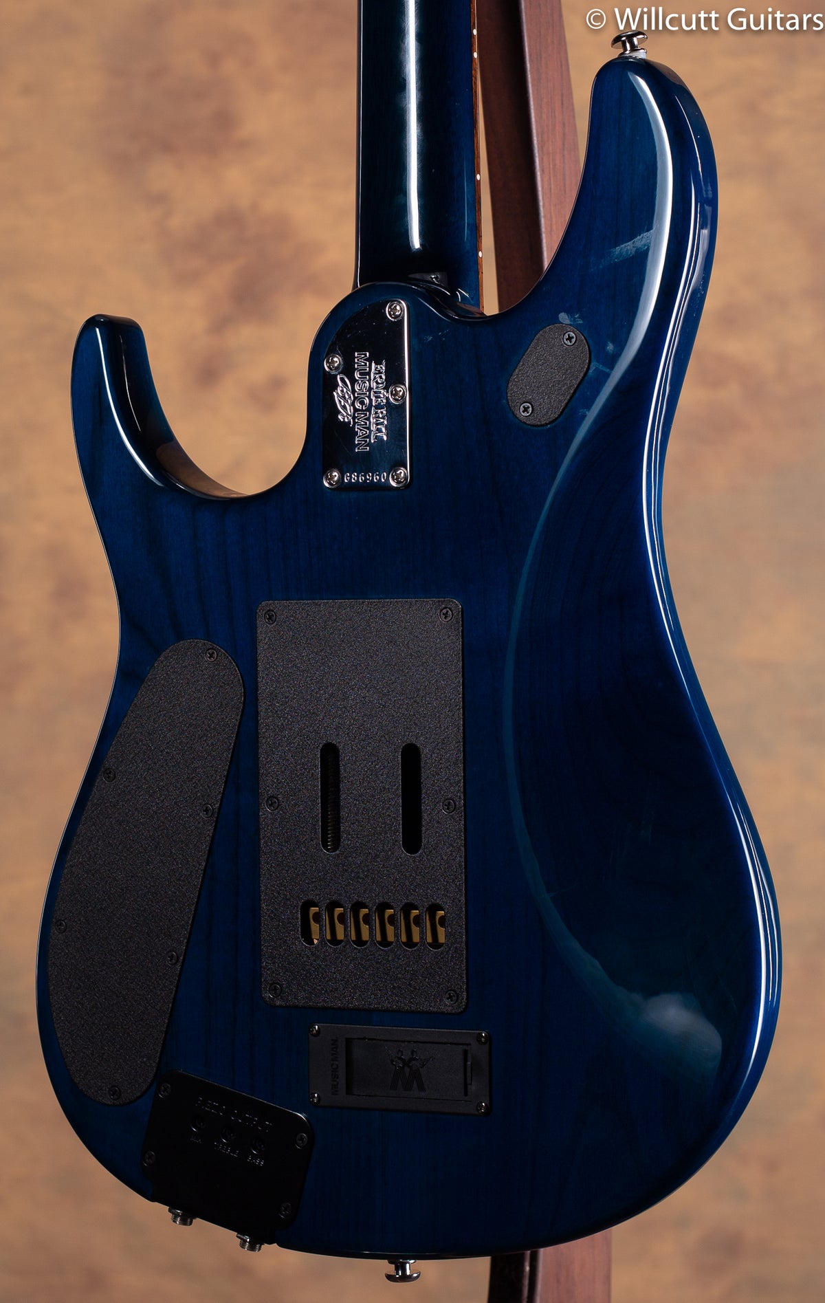 Ernie Ball Music Man John Petrucci BFR Quilt Balboa Blue Piezo USED