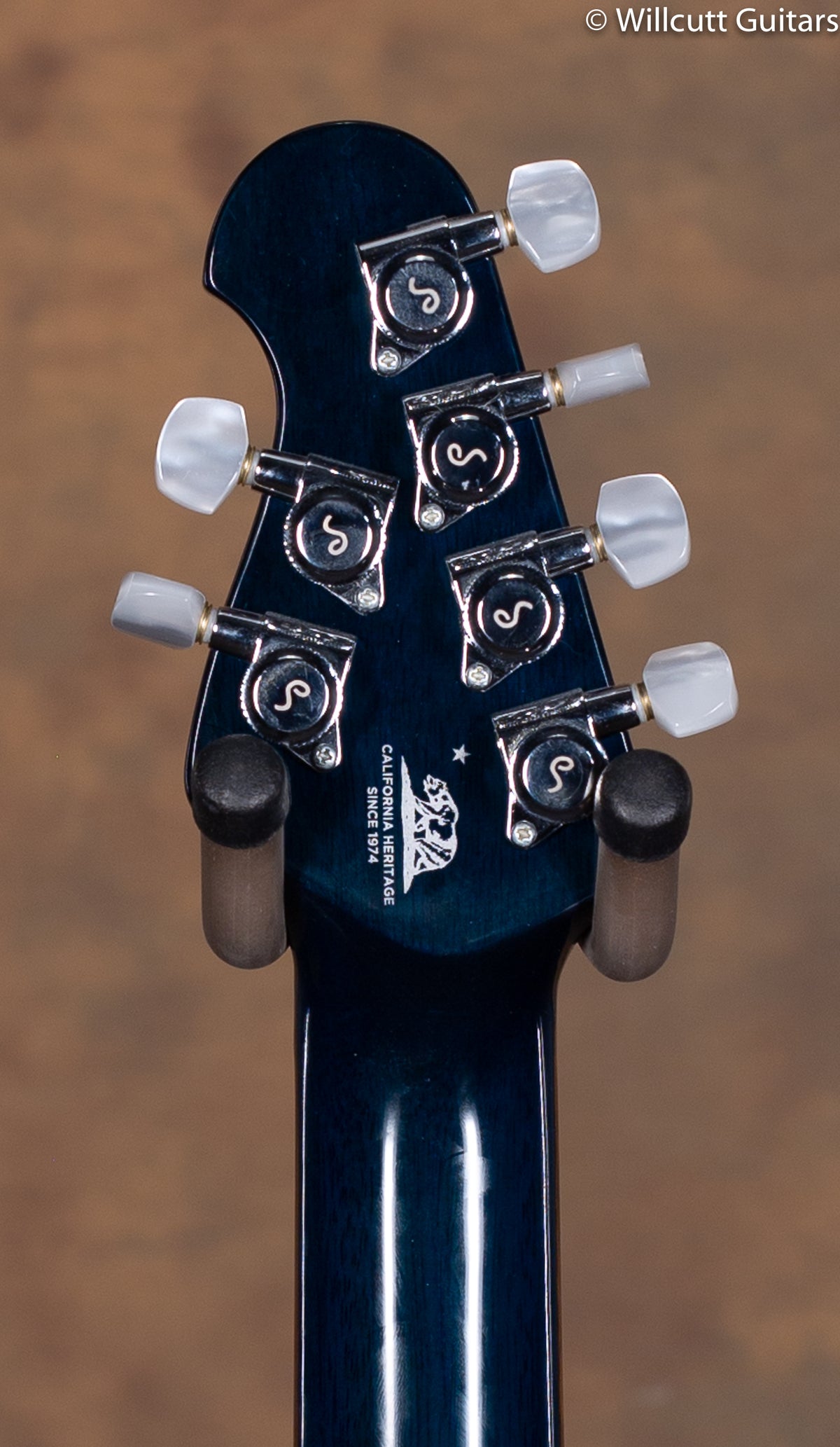 Ernie Ball Music Man John Petrucci BFR Quilt Balboa Blue Piezo USED