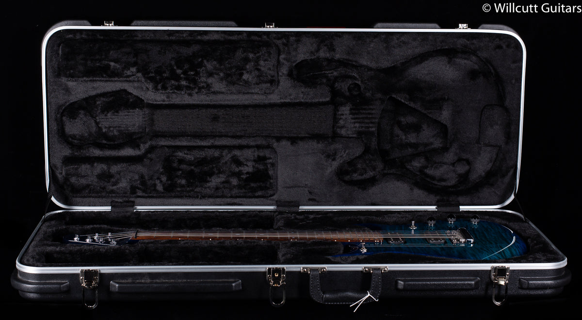 Ernie Ball Music Man John Petrucci BFR Quilt Balboa Blue Piezo USED