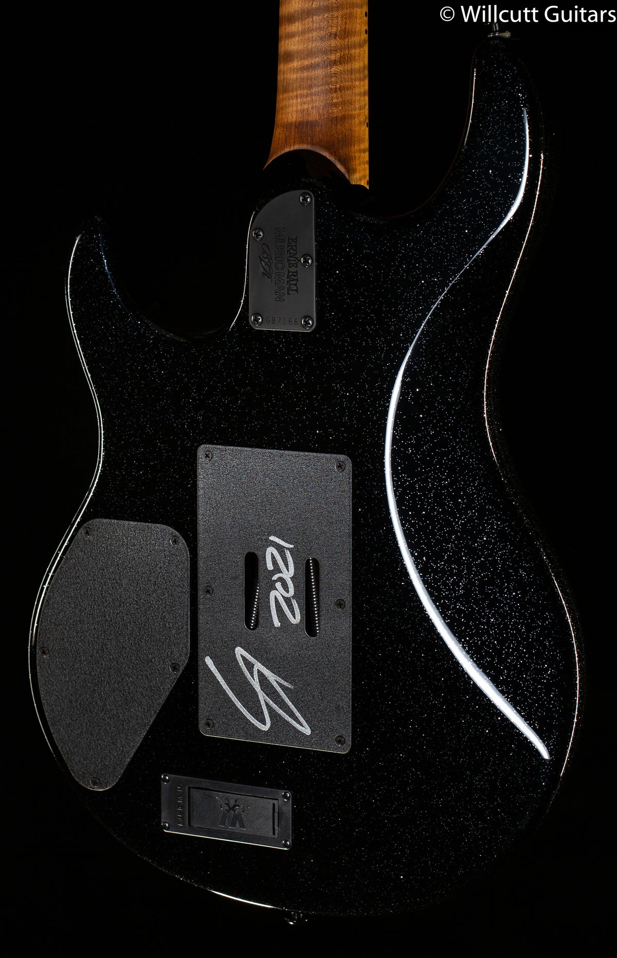 Ernie Ball Music Man Luke 3 Floyd Rose Black Sparkle