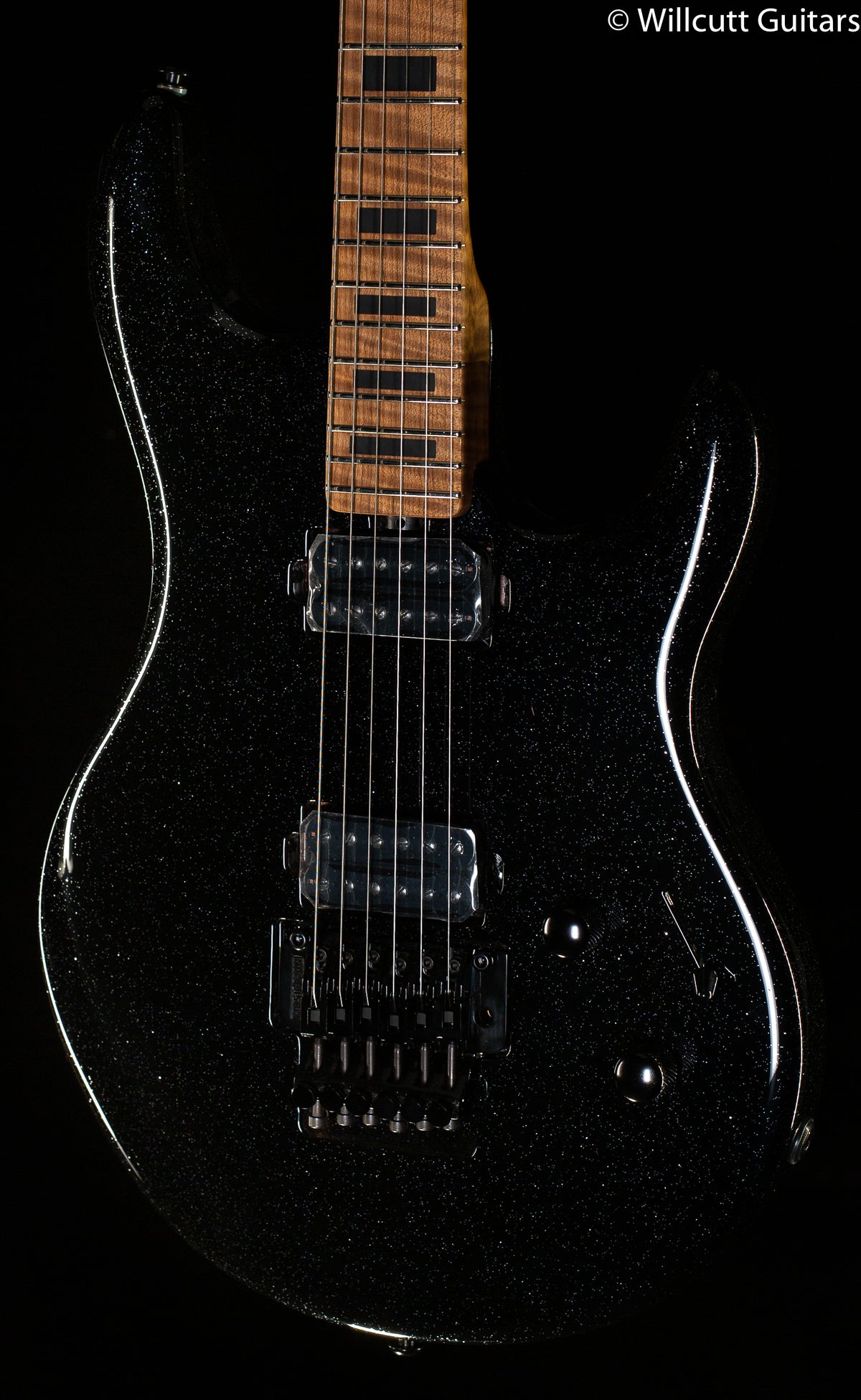 Ernie Ball Music Man Luke 3 Floyd Rose Black Sparkle