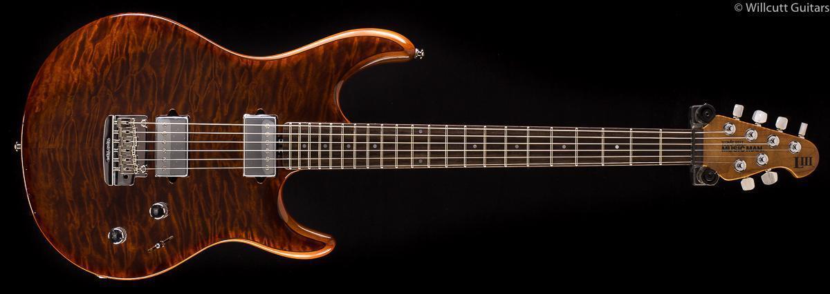 Ernie Ball Music Man BFR Luke III Willcutt 50th Anni. LTD Roasted Amber